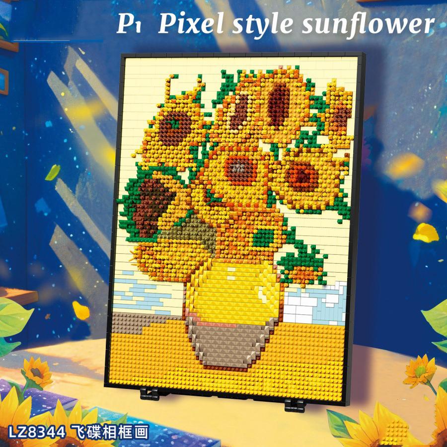 Flowers Mini Brock Building Construction Set For Girls Adults Particle Building Block Bricks Educational Toys For Children Gifts