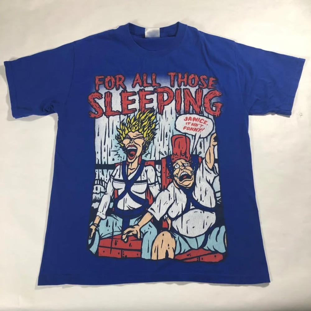 For All Those Sleeping Band Album Blue T Shirt All Size S to 5XL QA671 Unisex T-Shirt S