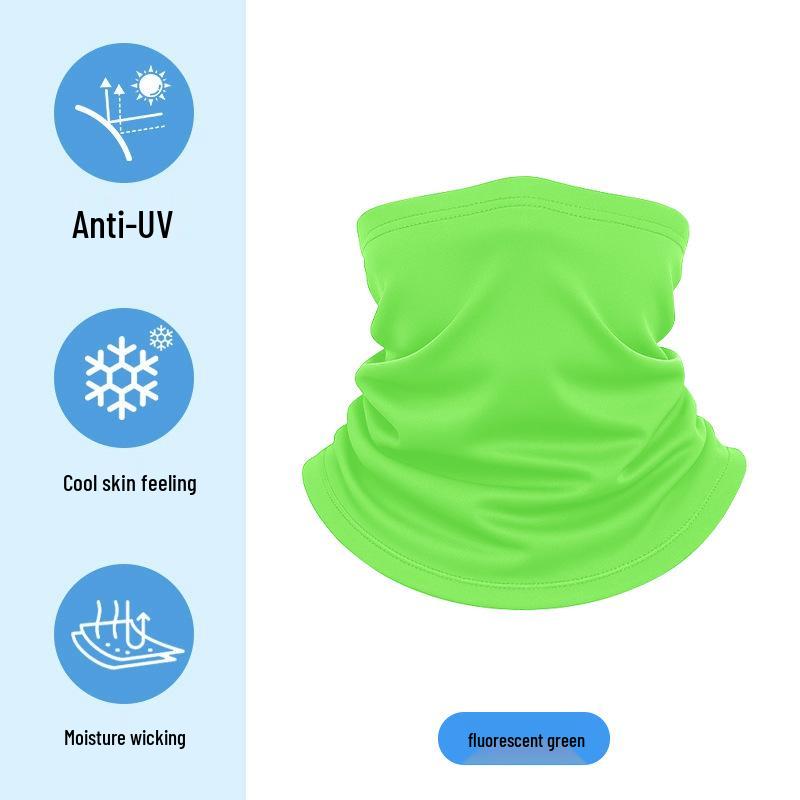 

Kids Summer Ice Silk Cartoon Neck Gaiter - UV Protection & Multifunctional Headscarf for Cycling 20*30cm