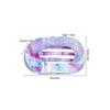 Marble Gradient Oval Claw Hair Clip - Gentle On Hair, Stylish Design, Premium Quality
