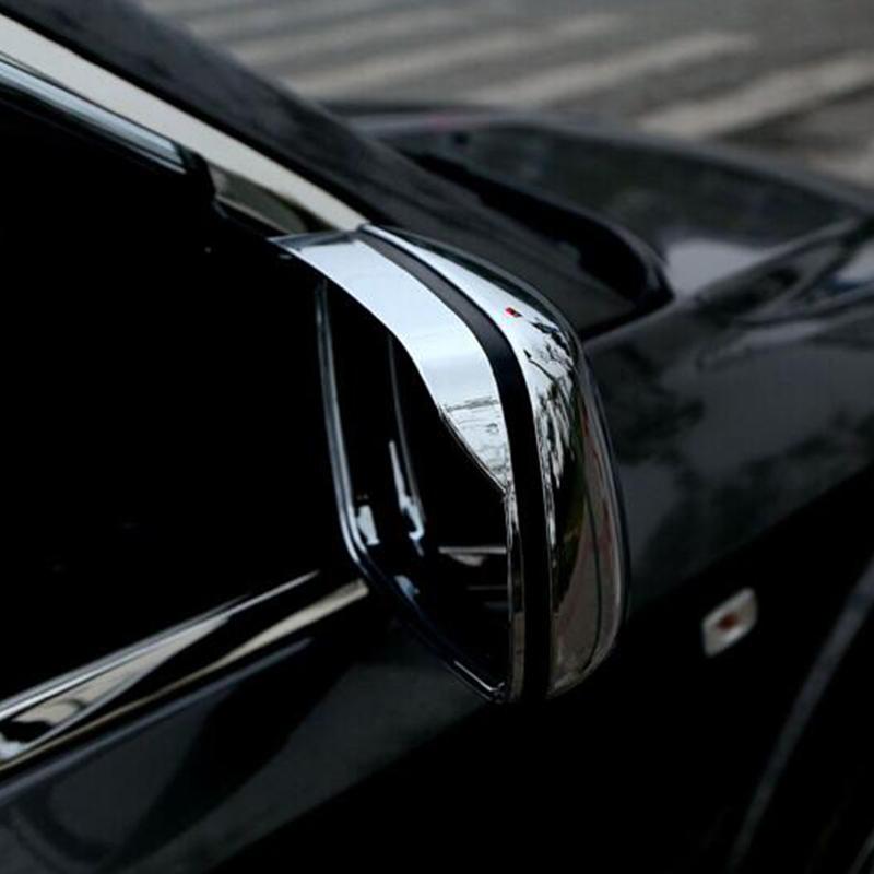 Für Dodge Journey Fiat Freemont 2010- 2017 2018 Auto Rückspiegel Regenaugenbrauen Rahmen Schatten Leisten Abdeckung Auto Styling Zubehör