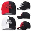 KING Crown Double Color Embroidered Men's Trendy Baseball Hat Hip Hop Hat Women's Outing Leisure Hat Sunscreen and Sunshade Hat