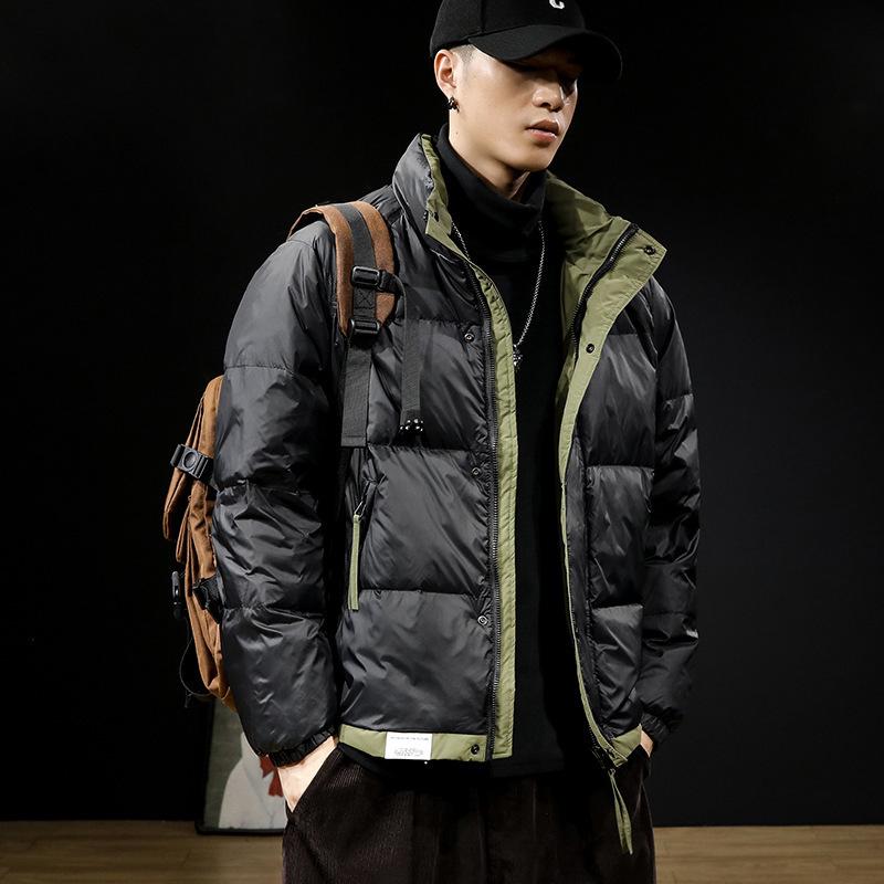 Herren Trendige Winter Kurze Daunenjacke 2025 - Verdickter Baumwollmantel
