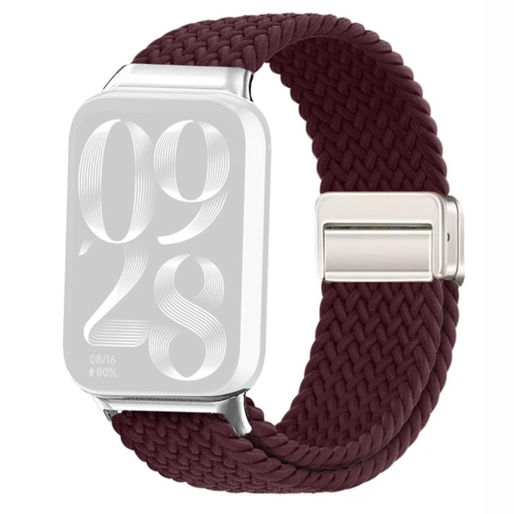 Watch Strap For Xiaomi Smart Band 9 Pro/Band 8 Pro/Redmi Watch 5/Watch 4 Magnetic Stretchy Nylon Woven Band
