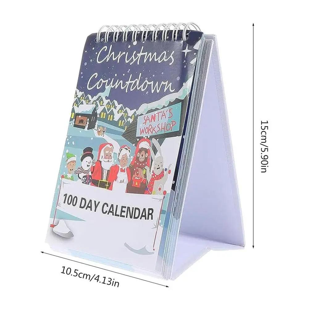 2024 100 Day Christmas Countdown Calendar Desktop Advent Calendar For Home Desktop Advents Countdown Calendar Decoration