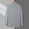 2025 Spring/Summer Men's Breathable Stretch Casual Plus-Size Single-Breasted Jacket