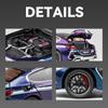 1/24 BMW M8 Alloy Superscar Model Scale Diecast Metal Vehicle Sound and Light Simulation Collecties Children Birthday Toy Gift