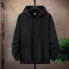 Autumn and Spring New Fashion Trend Pure Color Sports Fitness Hoodie Men's Loose Comfortable Plus Size High Quality Outerwear