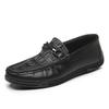 Neue Doudou Schuhe Herren Business Casual Lederschuhe Weiche Sohle Atmungsaktiv Britische Fahrschuhe Krokodilmuster Schuhe Herren