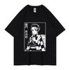 Anime Ghost Destroyer Blade Tanujiro Same Retro Short Sleeve Crew Neck Printed Men's and Women's Couples T-Shirt Summer