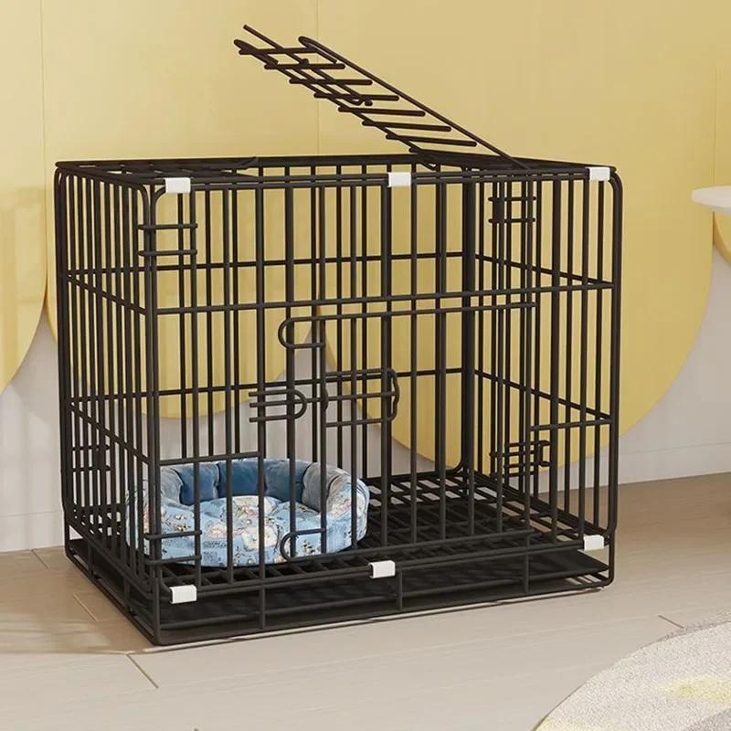 

Клетка для маленьких собак, больших и средних собак, клетка для кошек, домашняя плюшевая игрушка для кошек и кроликов с туалетом, толстый домик для домашних животных 35X26X28CM