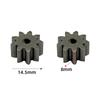 Durable Electric Hand Drill Gear 2Pcs 9-16 Teeth Parts Fit 550 775 Motor Shafts for Cordless Charging Drill Replacement
