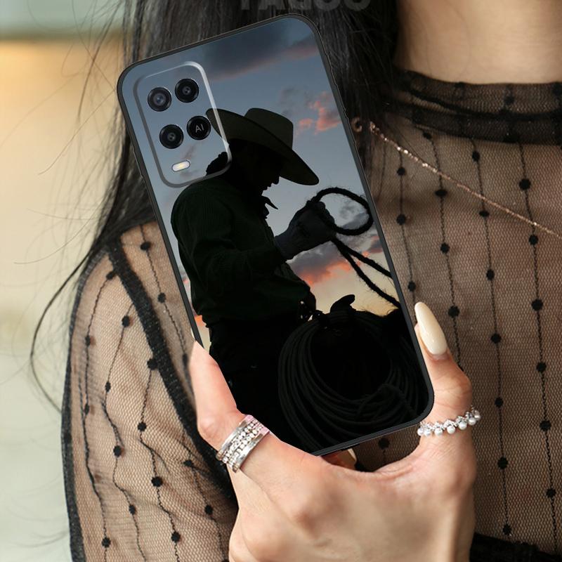 Cowboy Case For Oppo A16 A76 A96 A17 A18 A60 A80 A40 A38 A58 A78 A98 A94 A74 A54 A15 A57 A77 A5 Pro