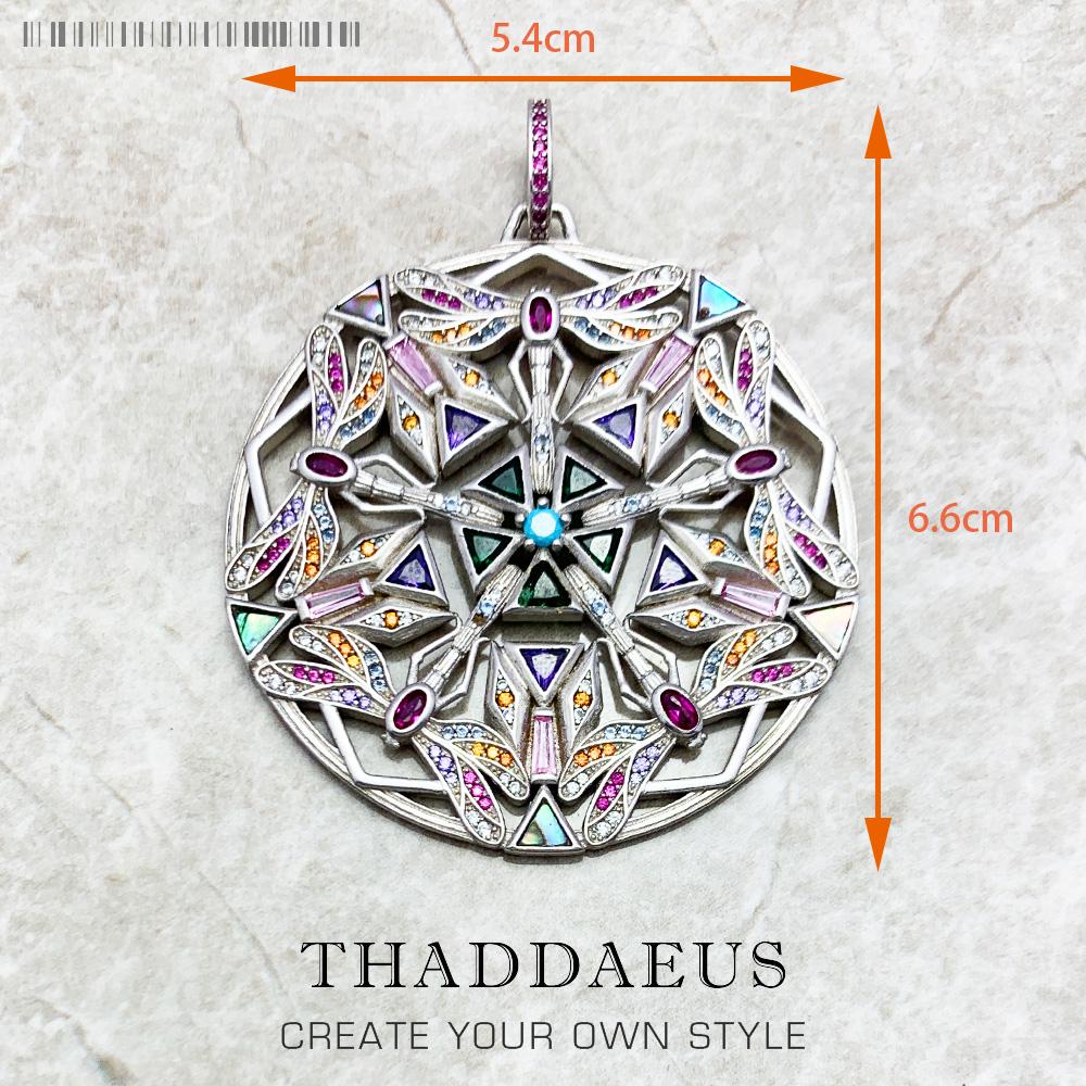 Amulet Magical Lucky Symbol Tree Flower Karma Whell Sun Bird Butterfly Pendants Jewelry 925 Silver Gift For Women Men