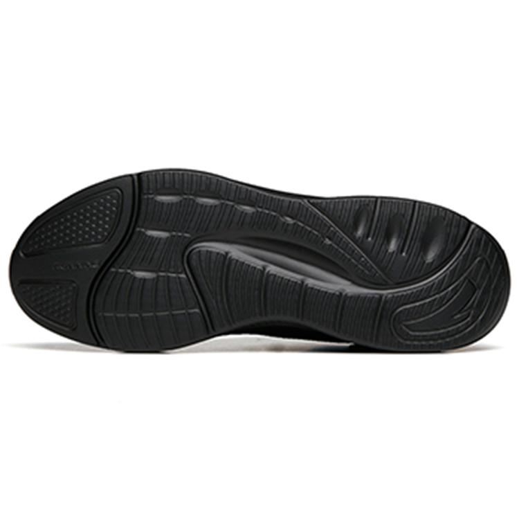 Anta Ling Yun 2 Comfortable Slip Resistant, Abrasion Resistant, Breathable Low Top Running Shoes Men's Black Blue 112145541R-4