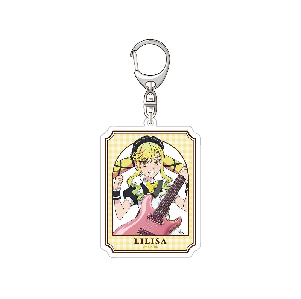 

Rock Is a Lady s Modesty Lilisa Suzunomiya Otoha Kurogane Lilisa Suzunomiya & Otoha Kurogane Acrylic Keychain Bag pendant Gifts 6 cm белый
