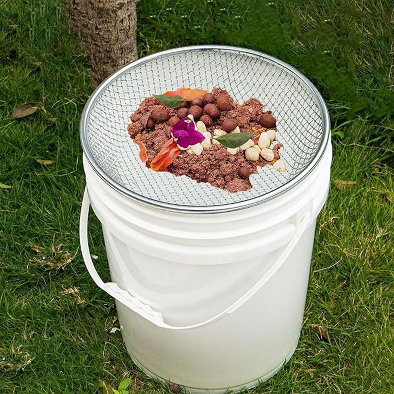 

Прочный садовый сито для почвы, прочное сито для песка и грязи Hole 2mm