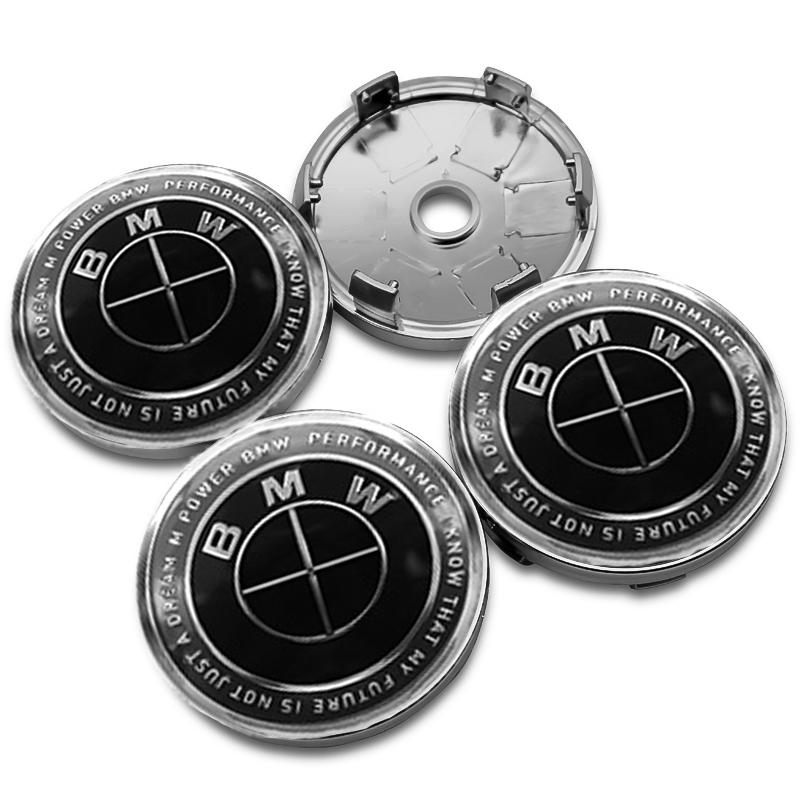 4Pc 56mm+60mm Car Logo Wheel Center Cap Emblem For BMW M Performance E46 E90 E60 F10 E39 F30 E36 F20 E87 E90 E70 Hub Cover Badge