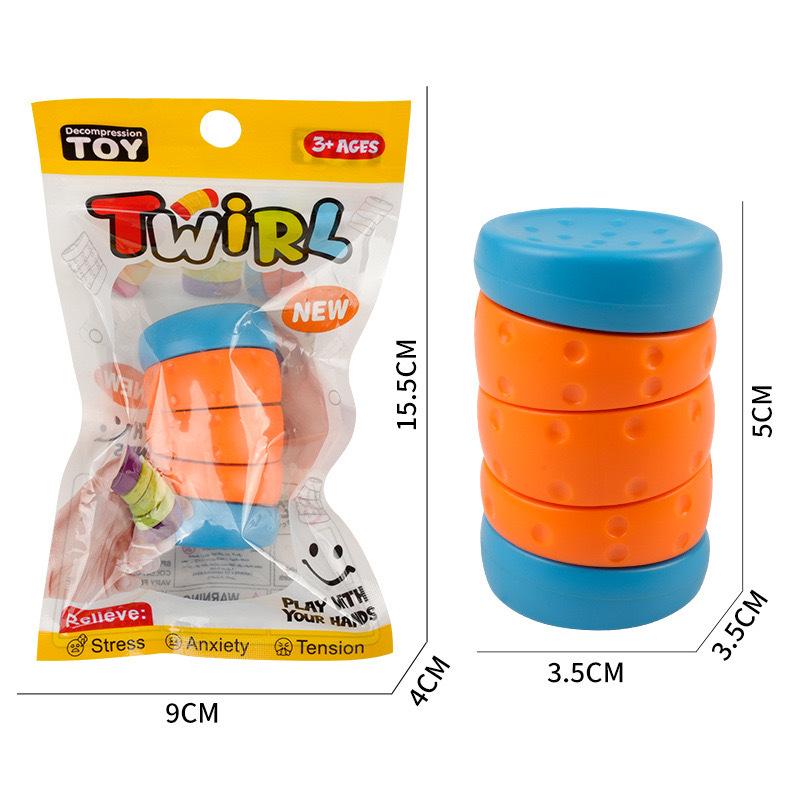 Latest Fidget Cube EDC Hand Spinner Creative Stress Relief Cube Adult Fidget Playthings Office Decompression Sensory Playthings