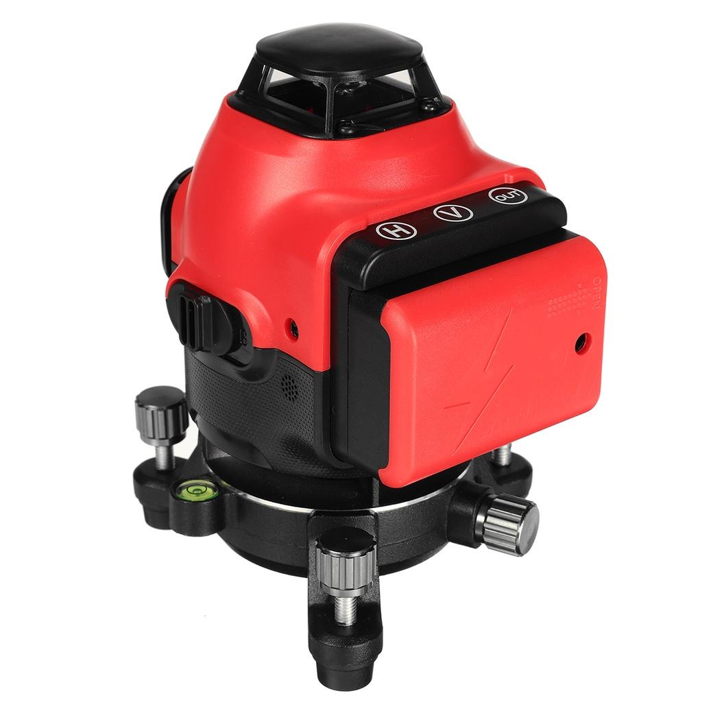 16LIGHT 4D Green Laser Level  360° Horizontal Vertical Cross Strings with Automatic Self Leveling Indoor/Outdoors