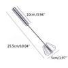 Home Kitchen Easy Whisk Beater Cake Blender Cream Stirrer Egg Beater Stainless Steel