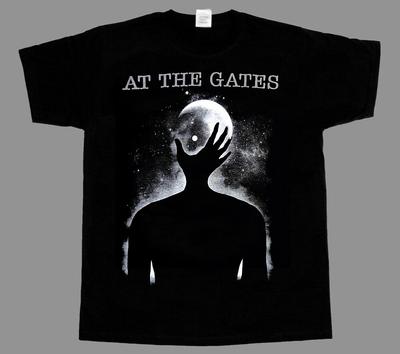 New At The Gates Moon Hand Short Sleeve T-SHIRT, Metal Music Shirt, Retro Shirt