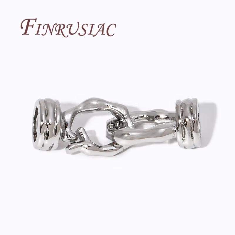 18K Gold Plated Brass Pearl Clasps For Bracelets Making,Jewelry Clasp Connectors,Necklaces Clasp,DIY Jewelry Findings