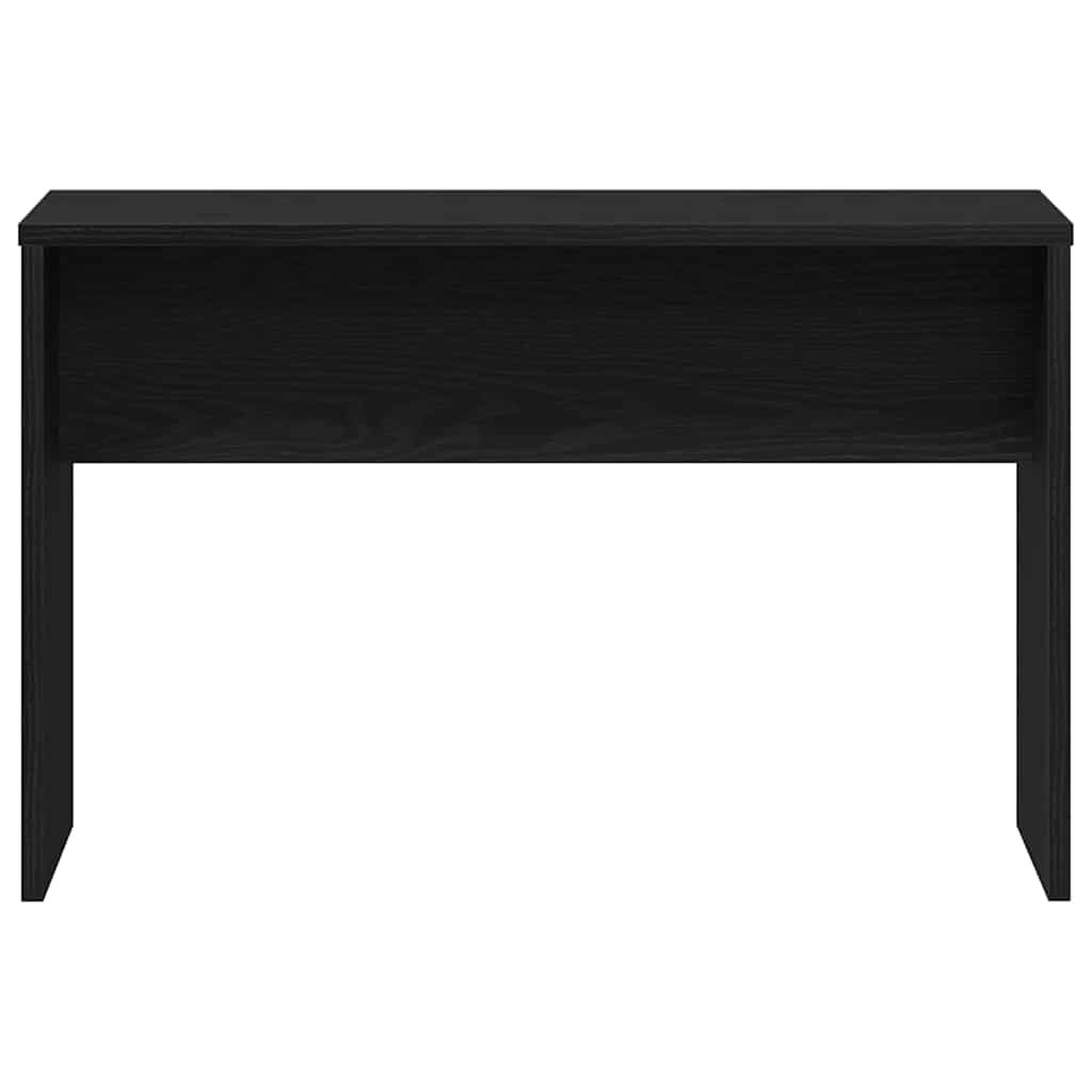 Black Clothing Stool with Oak Effect 70 x 35 x 45 cm