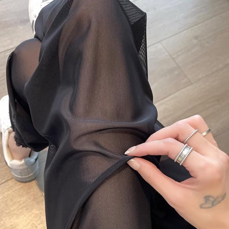 Ice Silk Harem Pants Women's Summer Thin Loose Slimming Plus Size Casual Ankle-Length Mosquito-Repellent Cool Quick-Dry Athletic Pants