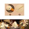 Huge 19.7/35.4/51.2in White Goose Plush Sleeping Toy Cushion For Kids