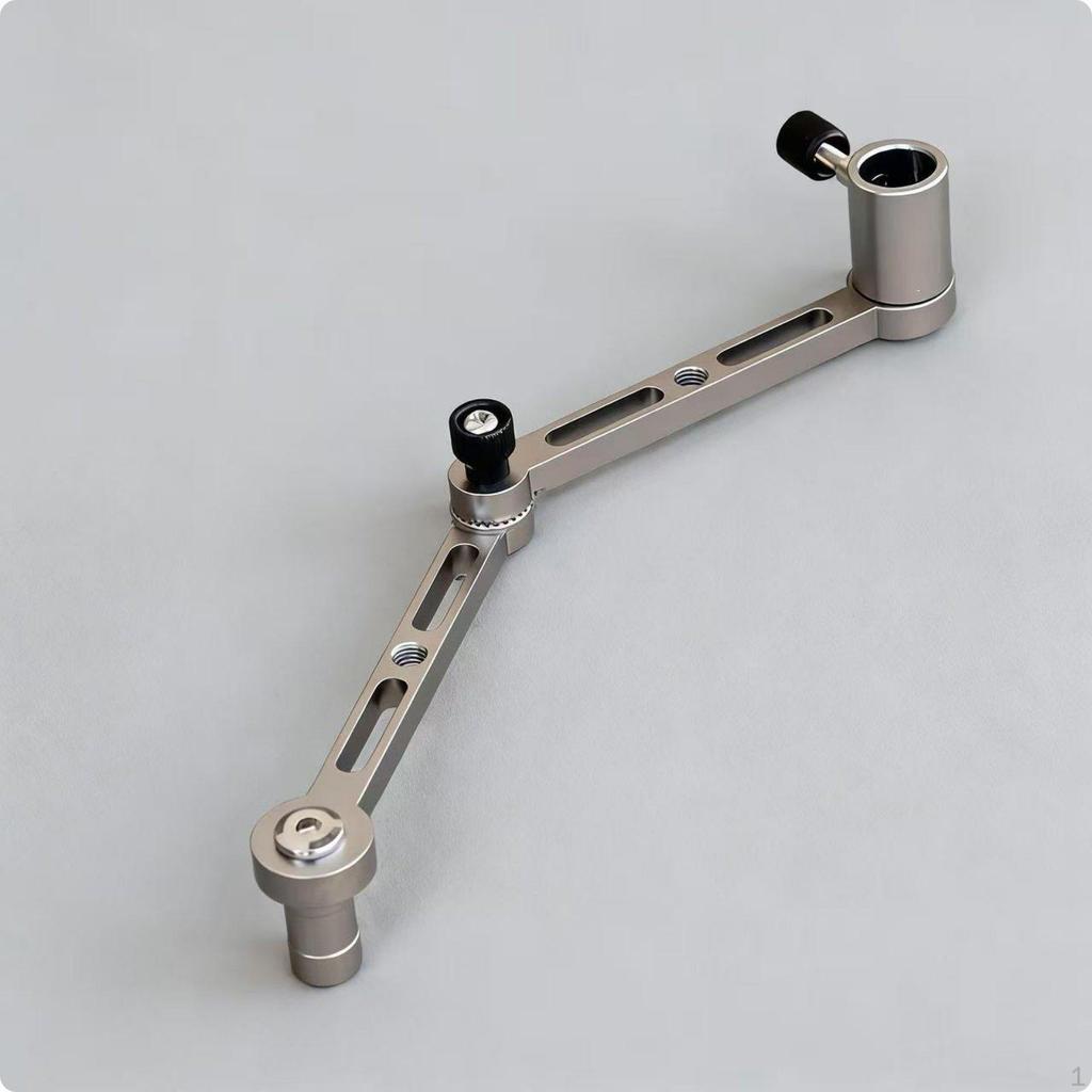 Tray Extension Arm Aluminum Alloy Fishing Box Bridge Bracket Chair Silver Straight
