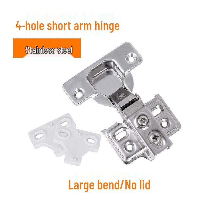 American Small Soft-Close Cabinet Hinge with Damping Buffer and Hydraulic Pipe Fitting