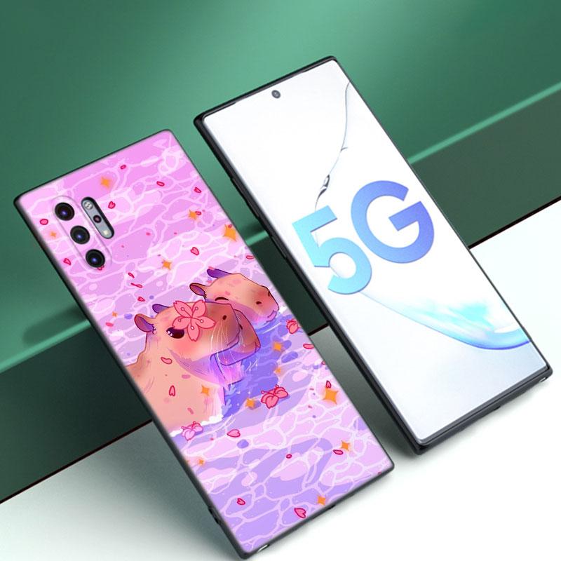 Cute Cartoon Capybara Phone Case For Samsung M30 M31 S Note 10 20 M04 M13 M32 M14 M23 M33 M34 M42 M52 M53 M54 5G M11 M12 M21 M22