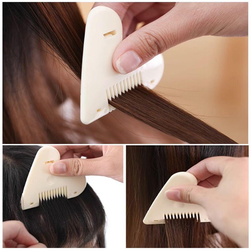 Durable Children Bangs Trimmer Peach Heart Hair Cutting Comb Cute Double Sided Hair Clipper Boys
