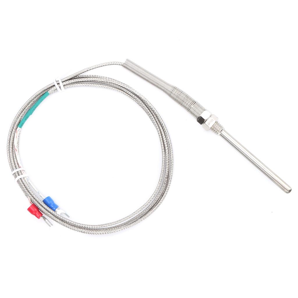 5x70mm KType Termopara Czujnik Temperatury Sonda Ze Stali Nierdzewnej Gwint M8