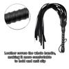 Leather Fun Whip for Couples, Soft & Durable Flogger, SM Spanking Paddle for Roleplay, Fetish, and Cosplay Fun Sex Toy