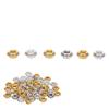 50pcs Zinc Alloy Hair Dreadlocks Rings Gold Silver Hair Beard Decoration Rings DIY Jewelry Accessories