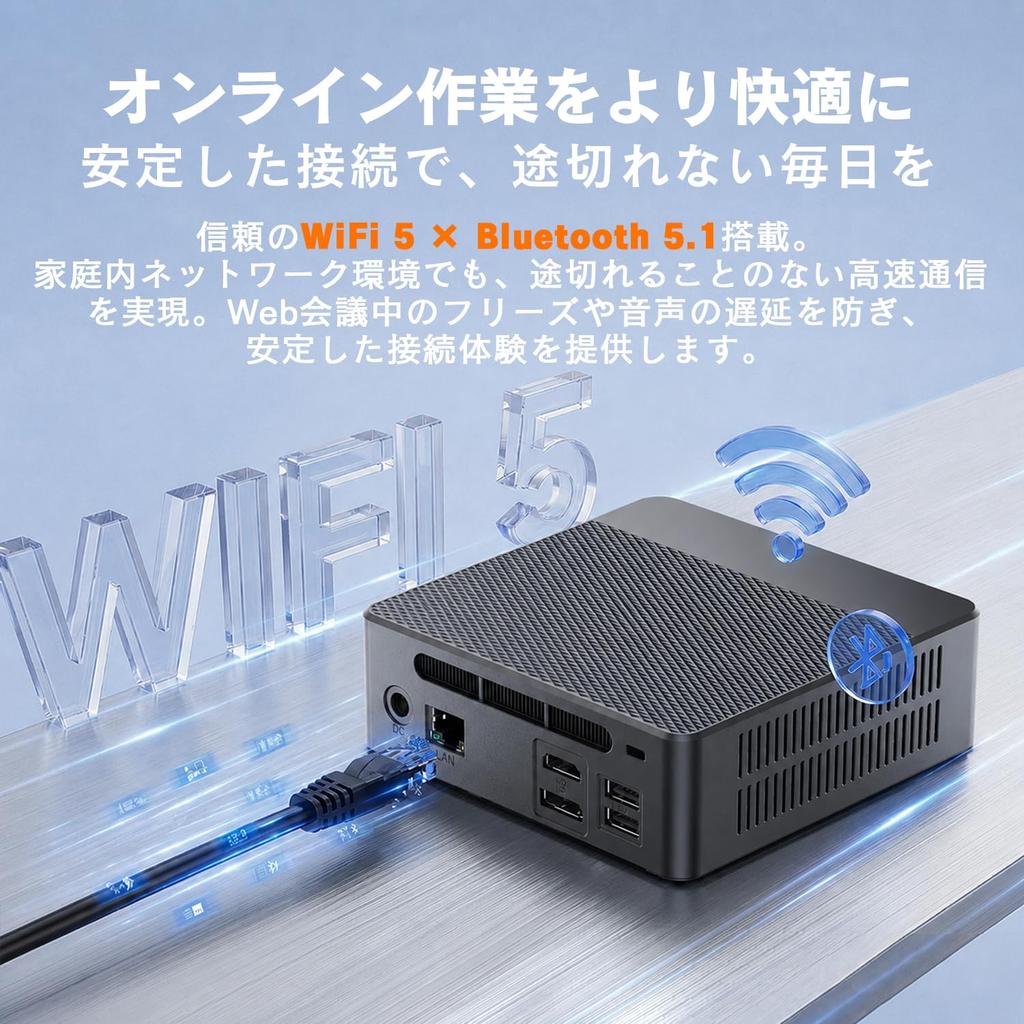 VETESA Mini PC Generation First Release in 2026 8GB 128GB Windows 11 Office 2024 Mini PC with WIFI BT Dual Monitor High Desktop Ideal for Use [14th