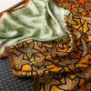 Women Maple Leaf Print Silk Scarf 70X70cm Square Scarves Soft Hairband Headband Neckerchief Ribbon Sun Protective Kerchief