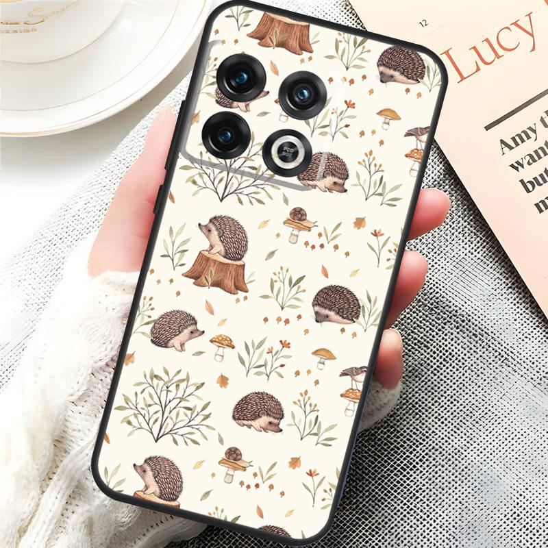 Cute Hedgehog Cover For OnePlus 15 13 13R 13T 12 12R 10T 11 10 Pro OnePlus Nord 5 CE 4 3 Lite N20 N30 Case