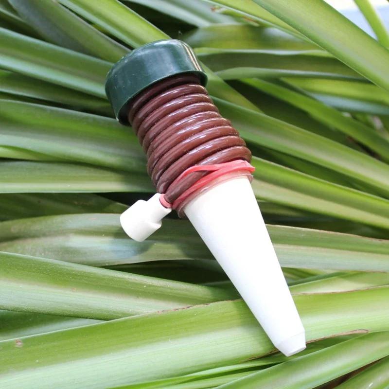 2/4Pcs Ceramic Self Watering Spikes Automatic Plant Drip Irrigation Water Stake For Garden Vegetable Garden Drip Watering System