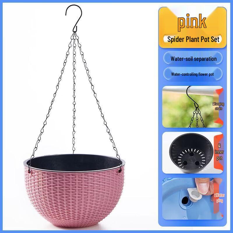 Creative Hanging Plant Basket with Chain