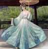 [Hosaku Co., Ltd.] Ancient Chinese Imperial Hanfu Cosplay Costume, Elegant Tang Dynasty Style Long Skirt, Perfect for Halloween, Christmas, Events, an