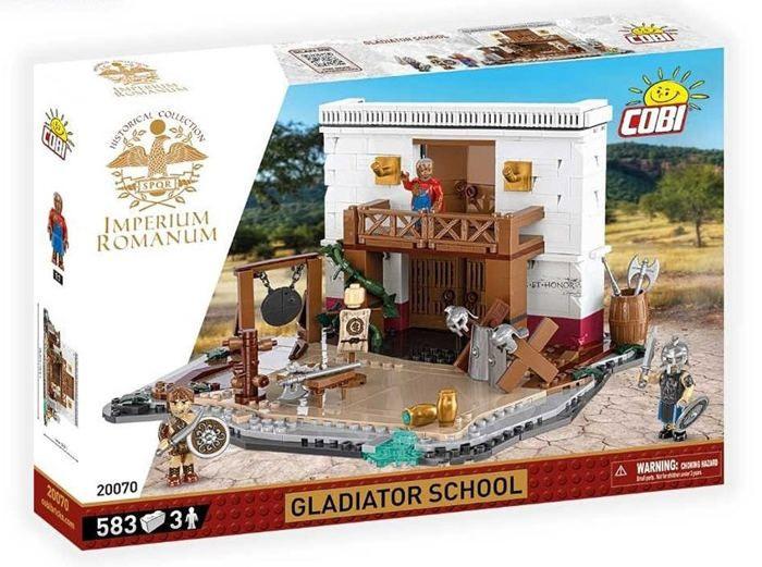 Jeu De Construction - COBI - 20070 - Gladiator School - Marron - À Monter Soi-même
