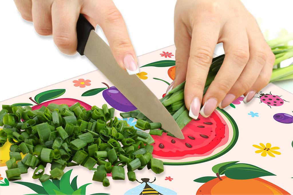 PANEL DE VIDRIO PARA COCINA 65x60 Frutas
