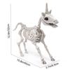 Skeleton Decoration Skeleton Statue Halloween Decor Halloween Skeleton Figurine for Lawn Home Decor Plastic Bone for Graveyard