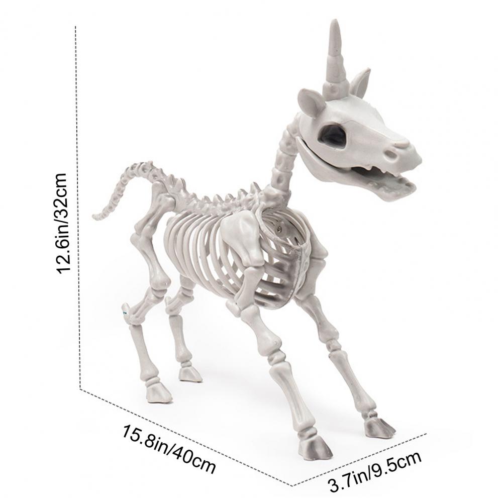 Skeleton Decoration Skeleton Statue Halloween Decor Halloween Skeleton Figurine for Lawn Home Decor Plastic Bone for Graveyard