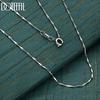 925 Sterling Silver 18-inch Bamboo Necklace Wedding Jewelry