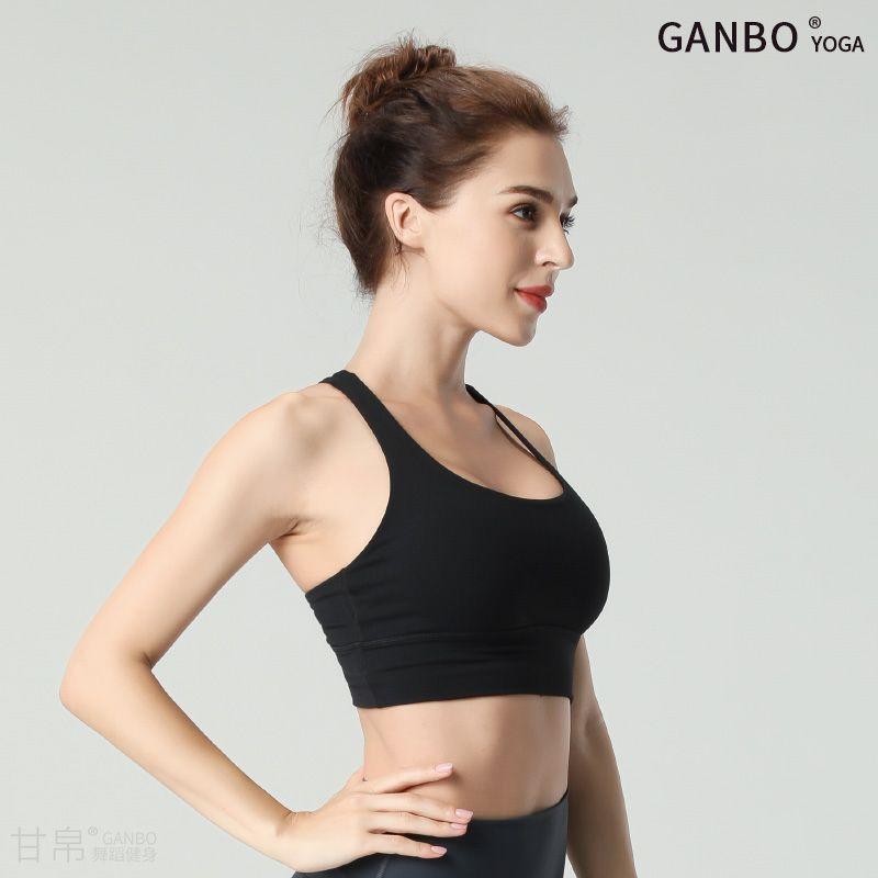 

Seckill New Nude Feel Sports Intimates Women s Double Shoulder Strap Cross Beauty Back Yoga Running Fitness Sports Bra Black S