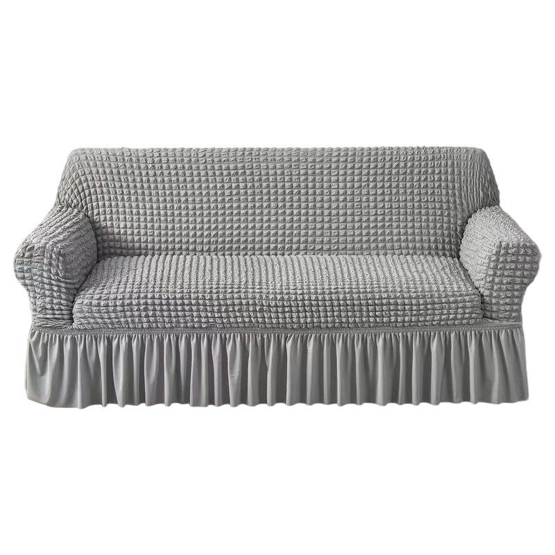 Seersucker Sofa Cover Universal All Inclusive Elastic Sofa Cushion Four Season Universal Dust Proof Sofa Cover